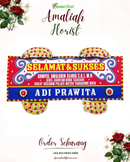 Papan Bunga Ucapan Selamat Batang Alai Utara
