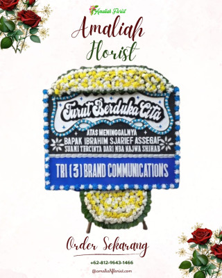 Papan Bunga Duka di Batang Alai Utara